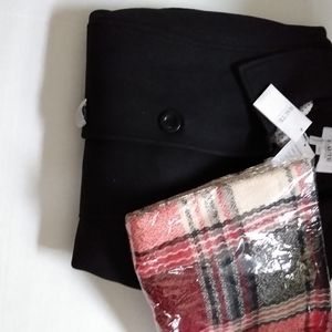 Haute women's jacket and matching scarf